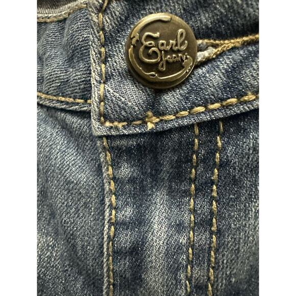 Earl Jean Womens Embellished Flap Pockets Cuffed Capri Jeans size 4 - Picture 6 of 11